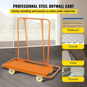 Mophorn 744759781161 Drywall Dolly Heavy Duty Sheetrock Panel Cart Trolley Plywood Truck #2