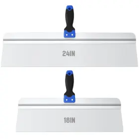 Hui-morningro-2371 Morningro 2 Pcs 18 Inch And 24 Stainless Steel Drywall Taping Knife Set Skimming B