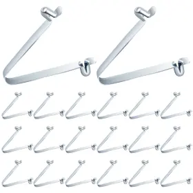Hui-morningro-2566 Morningro 20 Pcs Scaffolding Pins Scaffold Spring Retainers Coupling Gray