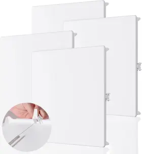 1212 Morvat 850024089020 Spring Access Panel 12x12 Inch For Ceiling And Drywall 4 Pack White