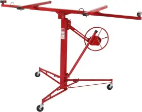 Rd-lift-g6598 Motoos 16ft Drywall Lift Plasterboard Sheetrock Hoist Lifter Carrier With Red #2