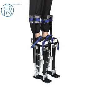 498666 Netuera New 15-23 Inch Adjustable Drywall Aluminum Stilts For Taping Painting Painter
