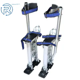 498750 Netuera 18-30 Inch Adjustable Drywall Stilts Painters Walking Finishing Tools Silver Us #2