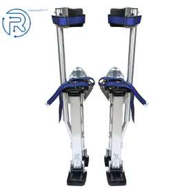 498750 Netuera 18-30 Inch Adjustable Drywall Stilts Painters Walking Finishing Tools Silver Us #3