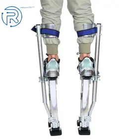 498750 Netuera 18-30 Inch Adjustable Drywall Stilts Painters Walking Finishing Tools Silver Us