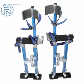 644469 Netuera 24 Inch - 40 Professional Grade Adjustable Drywall Stilts Light Blue New #3