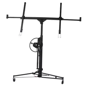 Beautee-pc-00086-dx Nicbex Drywall Lift 16ft 360 Adjustable Jack For Ceiling Panel Rolling