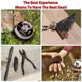 No 124145200719 Super Strong Neodymium Fishing Magnets Kit 500 Lbs Pulling Force Magnet
