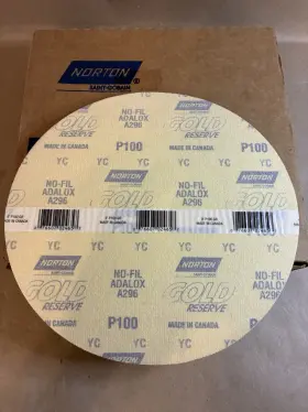 2465 Norton 9 Inch Drywall Sanding Discs For Porter Cable 7800 - 100 Grit 15 Disks