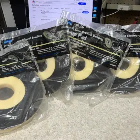 3292-2 Norton 4-pack 9 Inch Backup Pad For Porter-cable 7800 Drywall Sander - Hook And Loop
