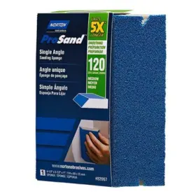 Norton Abrasives 810135981132 Premium 5x 120 Grit Single Angle Sanding Sponges 16