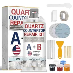 Dlsxftj001 Nozerix Dlsxftj001#02 Quartz Countertop Repair Kit Granite Strong Bond White#02