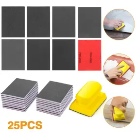180-3000 Nsioutlet 690770148653 24pcs Grit Sanding Sponge Foam Pads Wet Dry Sandpaper Sander Block