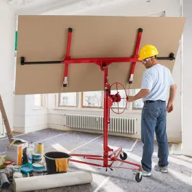 Nxwvpc 680044736501 Pudavox Drywall Lift 11ft Panel Hoist Jack Lifter Construction Tools Lockable #2