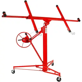 Nxwvpc 680044736501 Pudavox Drywall Lift 11ft Panel Hoist Jack Lifter Construction Tools Lockable