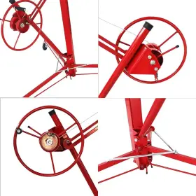 Wcl01 Ohyh 11ft Drywall Lift Panel Hoist Jack Lifter Rolling Lockable Caster Wheel #3