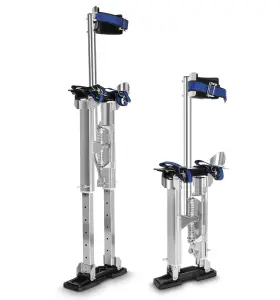 166597-5294-1147120811 Olenyer Drywall Stilts 18 Inch -30 Adjustable Heights Aluminum Work For Sheetrock