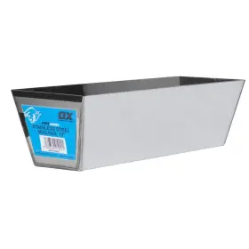 Ox-p530812 Ox Tools Concrete Parts Accessories 4.5 Inch X12 X4.5 Tub/pan Stainless Steel Gray