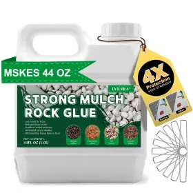 Oycevila 795276088325 Concentrate Rock Glue Makes 44oz Pea Gravel For Landscaping Mulch Bark