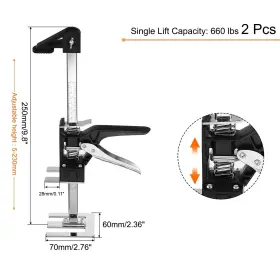 Pta240115tt000569 Patikil Labor Saving Handle 9.8 Inch 660 Lb Load-bearing 2pcs A #2