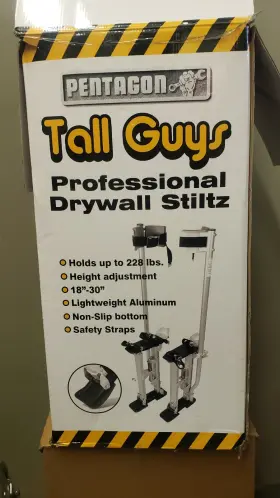 Pentagon 414307032567 Adjustable Drywall Stilts Tool 18 Inch - 30 Professional