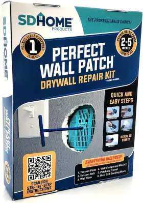 07048 /perfect Wall Patch Sdhome Drywall Repair Kit With Compound Back Plate And Putt