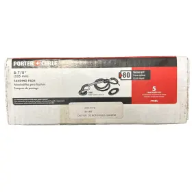 77085 Porter Cable New 5-pack Genuine 7800 Drywall Sander Disc 80 Grit With Foam Backing