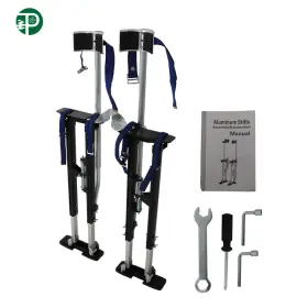 Pf5554208 Powerfit High-grade Aluminum Drywall Stilts 36 Inch - 48 Painters Walking Tools Us