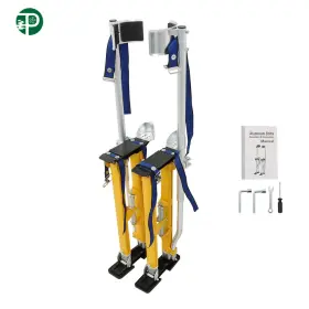 Pf5554736 Powerfit Adjustable Drywall Stilts 24inch - 40inch Aluminum Alloy Construction Tool