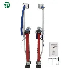 Pf5554912 Powerfit 1pcs Aluminum Adjustabl Drywall Stilts Tool 24-40 For Taping Painting Painter Us
