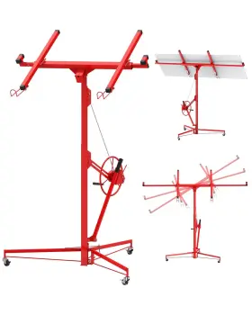0csmzsaqlqgqfy Precisionauto Rtqxxj4vmyout 11 Ft Drywall Lift 150 Lbs Capacity Sheetrock Panel Hoist