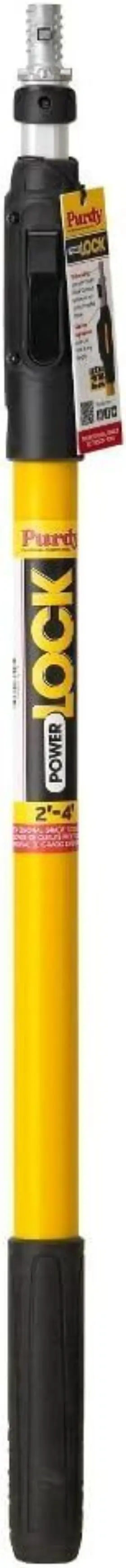140855624 Purdy 2ft -4ft Power Lock Extension Pole One Size Multi Multicolor