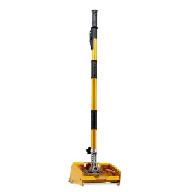 Quemarque 743557553468 9.8 Inch Drywall Flat Finishing Box Tool With 40ftft-64ftft Extendable Handle Professi