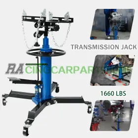 R821595 Racingcarpartshome 35 Inch -72 Adjustable Height Hydraulic Transmission Jack 1660lbs / 0.75t Lift Hoist