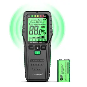 Rdinscos 744585223163 Pinless Moisture Meter For Walls Wood Drywall Non-invasive De