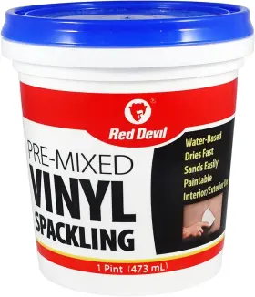0538 Red Devil Pre-mixed Vinyl Spackling 1 Pint White