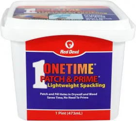 0540 Red Devil Onetime Patch And Prime Lightweight Spackling Pack Of 1 White
