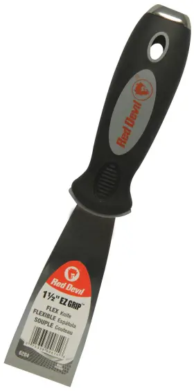 6204 Red Devil 075339006146 Ez Grip Flexible Putty Knife 1.5-inch Black