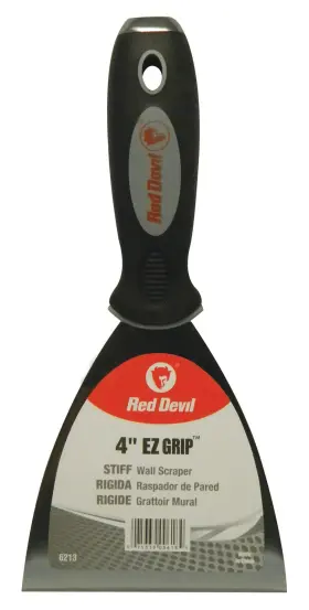 6213 Red Devil 075339006184 Ez Grip Wall Scraper 4 Inch Multi