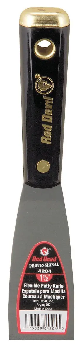 4200 Red Devil 075339042045 4204 Professional Series Putty Knife 1-1/2 Inch Flex