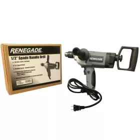 Renegade 022300001235 1/2 Inch Drywall Mud/tile Mortar Thinset Mixing Drill With Spade Handle #2