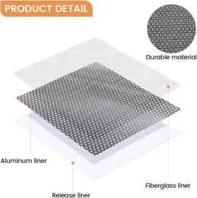 Ripeng-240981 Ripeng 12 Pieces Aluminum Drywall Hole 2 Inch 4 6 8 White #3