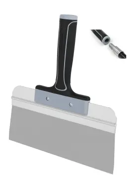 50501 Rollingdog 10 Inch Taping Knife - Drywall Threaded End Can Be At