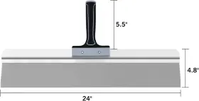 50504 Rollingdog 24 Inch Taping Knife - Drywall Threaded End Can Be Atta #2