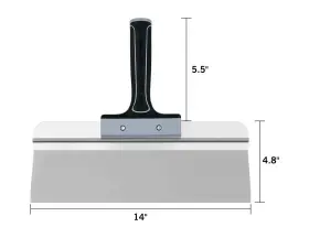 Rollingdog 975284271825 14 Inch Taping Knife - Drywall Threaded End Can Be Attached To E #2