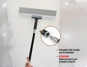 Rollingdog 975284271832 18 Inch Taping Knife - Drywall Threaded End Can Be At #3