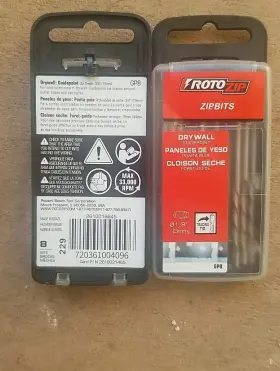 Roto-zip 720361004096 2 Packs Genuine Drill Bits Drywall Guidepoint Gp8 8 Count/pk X New #2