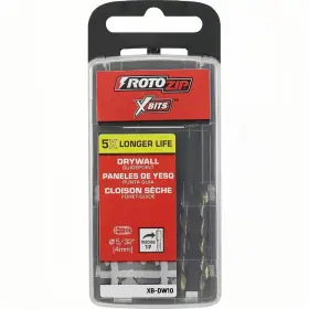 Rotozip 053722621596 Roto-zip X-bits For Drywall Routers And Roto Tools - 5/32 Inch Guide-point Cutout