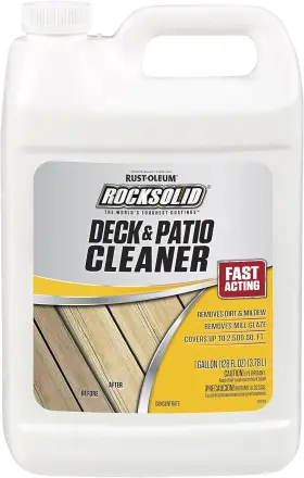 60635 Rust-oleum Rocksolid Deck And Patio Cleaner 128 Fl Oz Pack Of 1 Clear