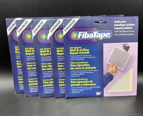 Saint-gobain 038662107089 Adfors Self-adhesive Wall And Ceiling Repair Patches Multi-pack - 5pk